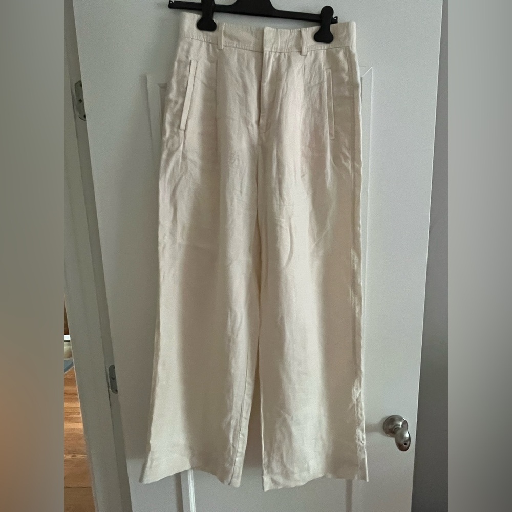 Everlane Way High Linen Pants